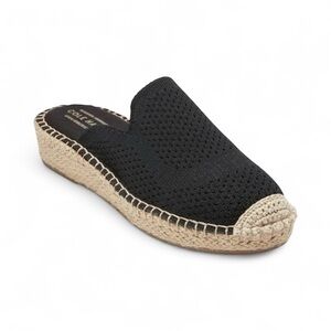 Cole Haan Womens Cloudfeel Stitchlite Espadrille Slip On Mules Black US 9.5